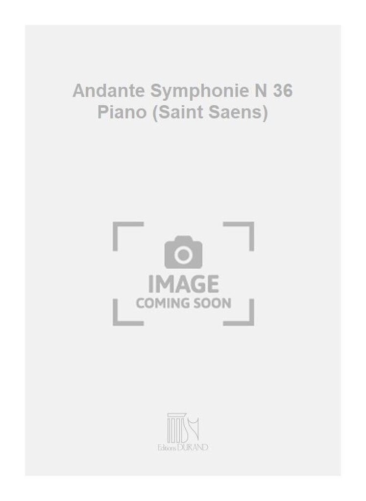 Andante Symphonie N 36 Piano (Saint Saens)